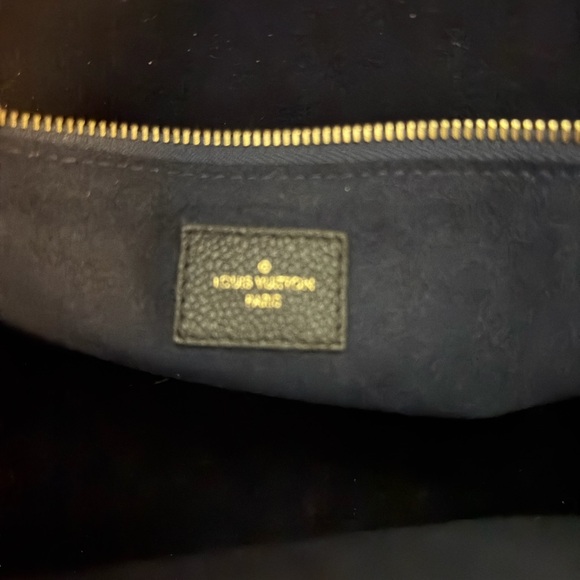 Louis Vuitton Black Embossed Tote - Picture 4 of 6
